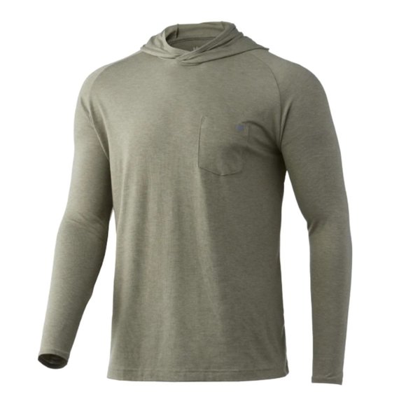 Huk Other - NWT Huk Green Pullover Long Sleeve Front Pocket Waypoint Hoodie